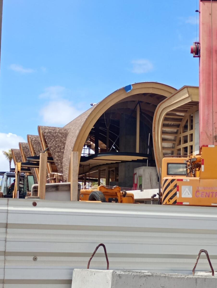 Nanö Beach Hotel, sequência construtiva da Timbau Estruturas, foto 6